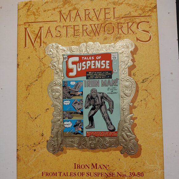 MARVEL MASTERWORKS TALES OF SUSPENSE 39 - 50 VOL. 20 IRONMAN GOLD FOIL PRINT